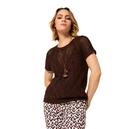 Caroline Biss pull brun