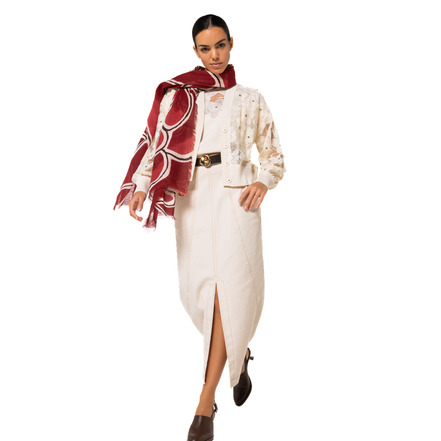 Caroline Biss jupe beige