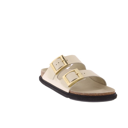 Birkenstock slippers ecru