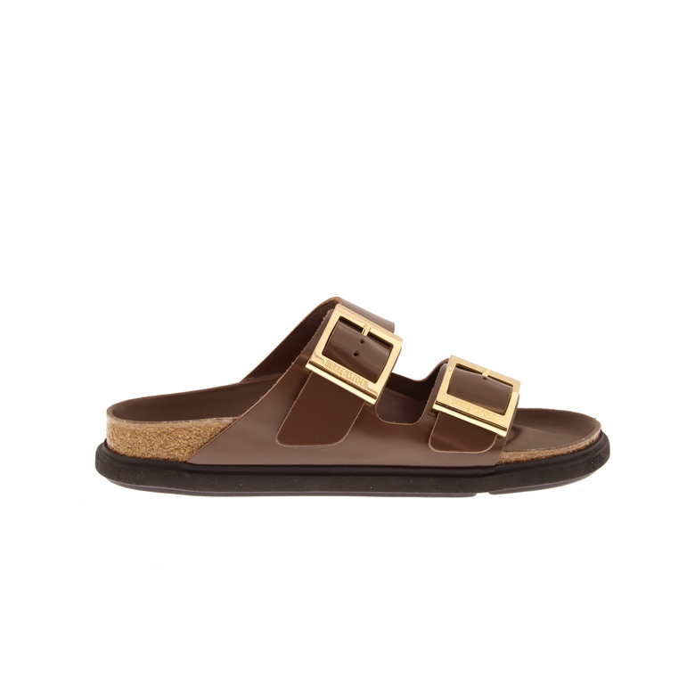 Birkenstock thong slippers brown 1