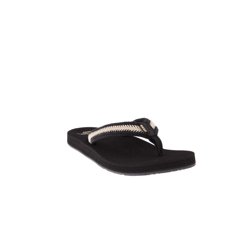 Reef thong slippers black 2