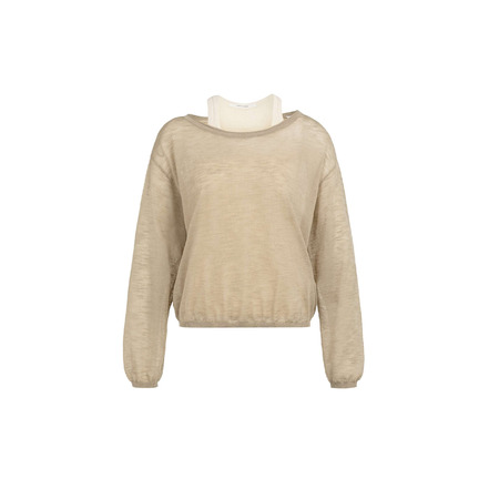 Yaya sweater lightbrown