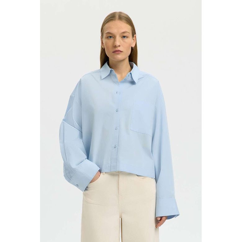 Selected Femme blouse blue 2