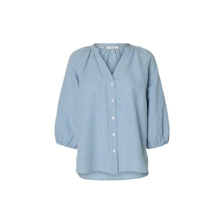 Selected Femme blouse blue 1