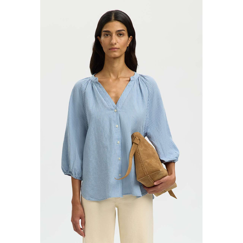 Selected Femme blouse blue 2