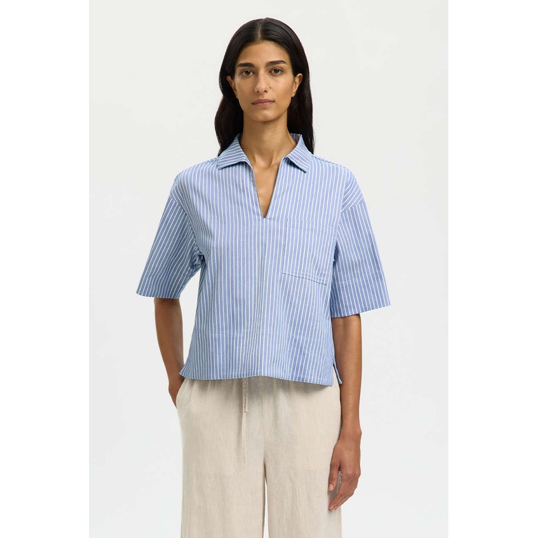 Selected Femme blouse blue 2