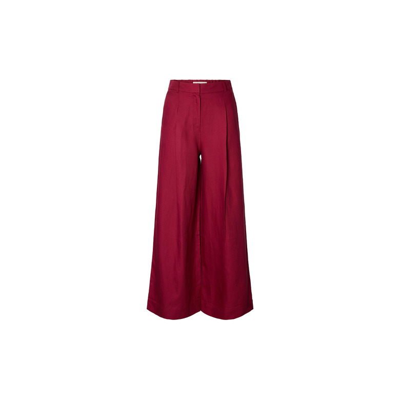 Selected Femme trousers bordeaux 1