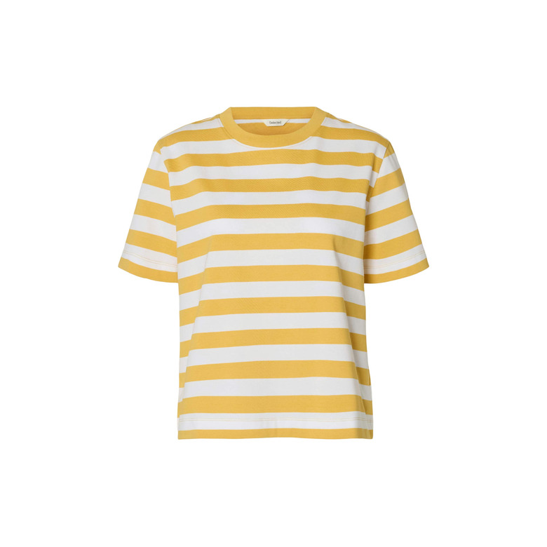 Selected Femme t-shirts yellow 1