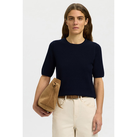 Selected Femme chemisier bleu