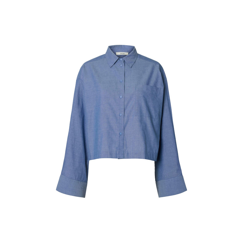 Selected Femme blouse blue 1