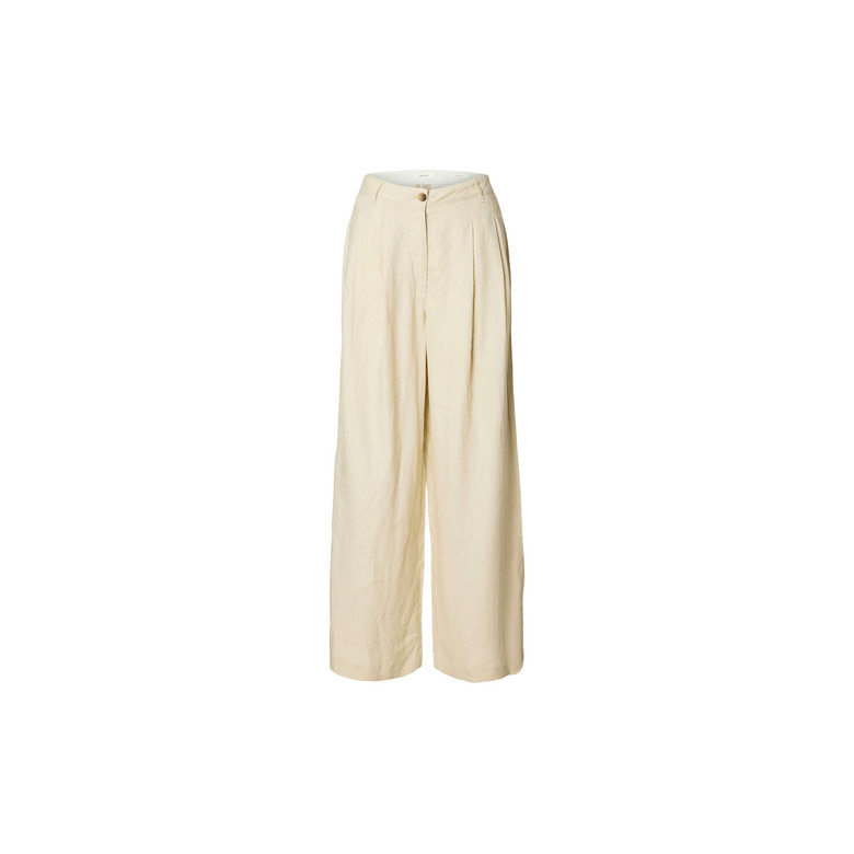 Selected Femme trousers 32 inch lightbrown 1