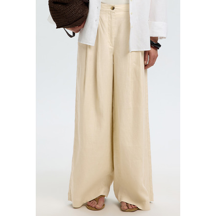 Selected Femme pantalon 32 inch beige