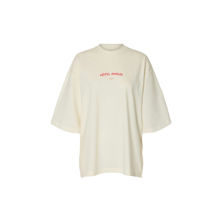 Selected Femme t-shirts ecru