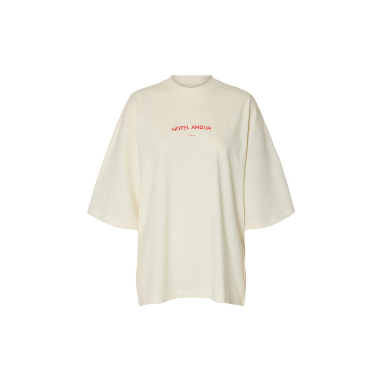 Selected Femme t-shirts ecru 1