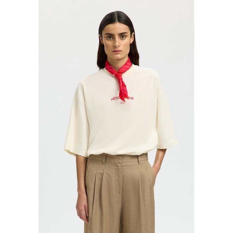 Selected Femme t-shirts ecru 2