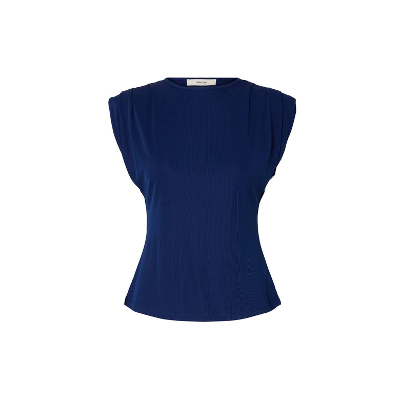 Selected Femme blouse blue 1