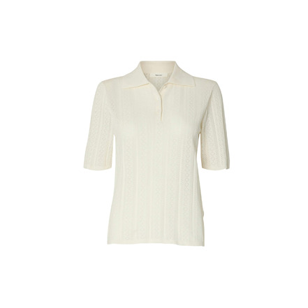 Selected Femme polo ecru