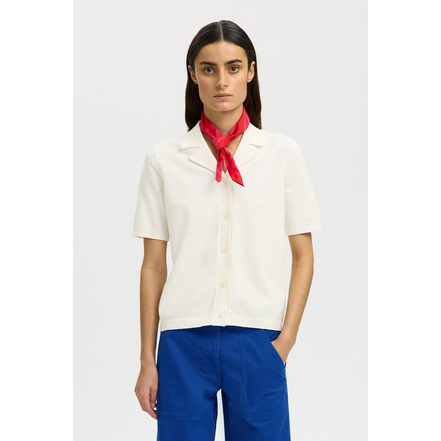 Selected Femme polo ecru
