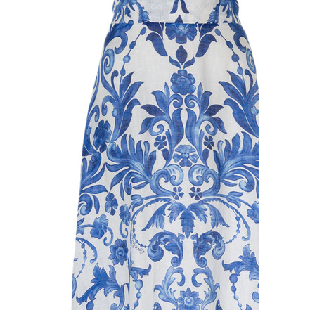 Luisa Positana rok blauw