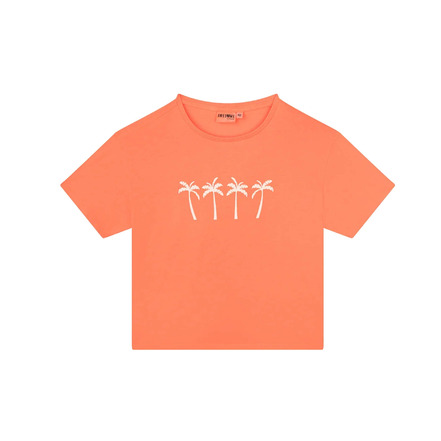 Someone Junior Meisjes t-shirt oranje
