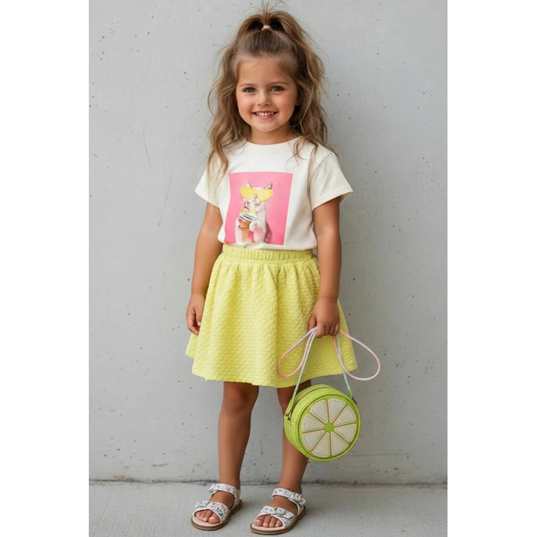 Someone Kids skirt yellow 2