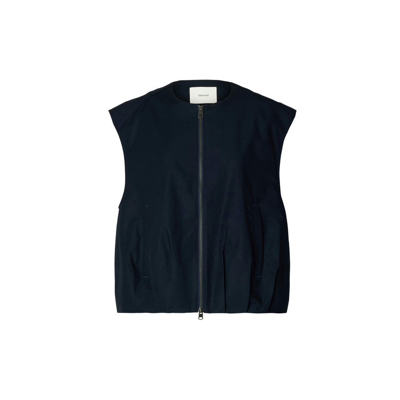 Selected Femme vest blue 1