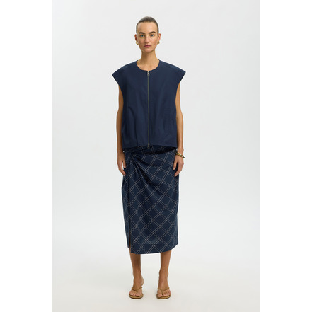 Selected Femme rok blauw