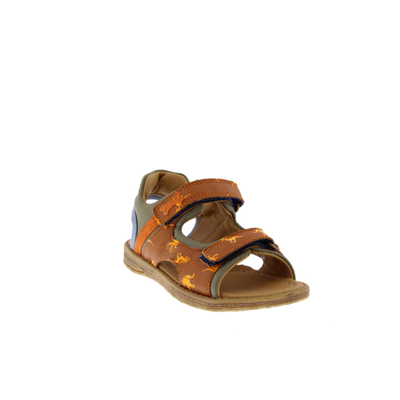 Stones And Bones sandales cognac 2