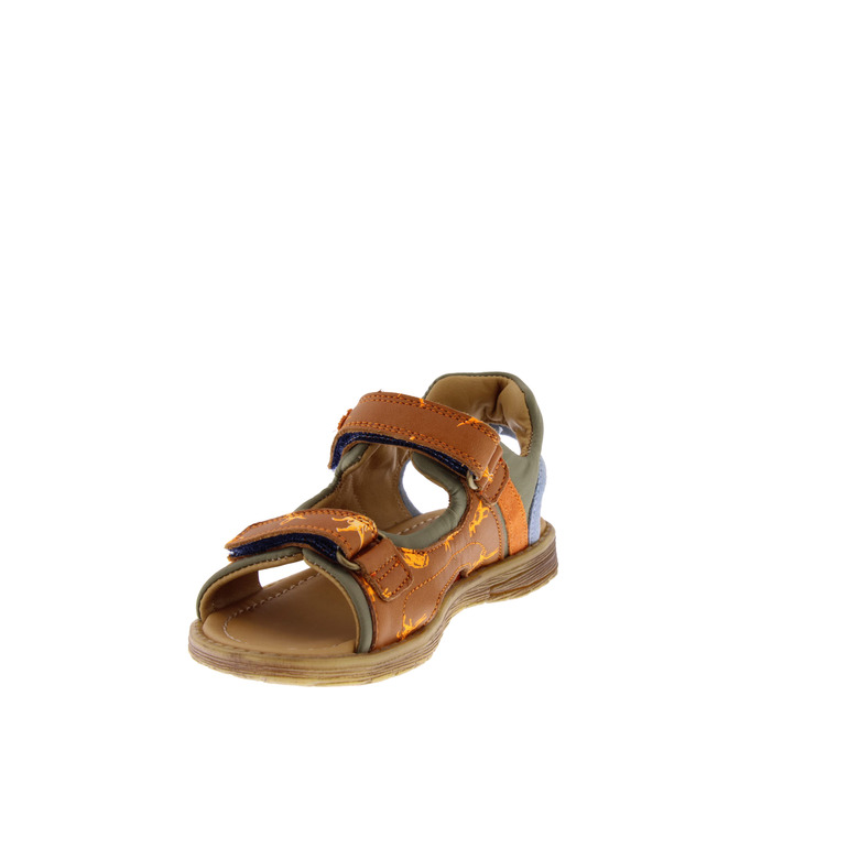 Stones And Bones sandales cognac 3