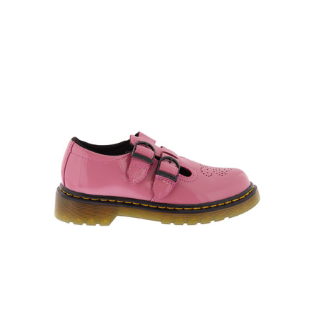 Dr Martens chaussures à velcro rose