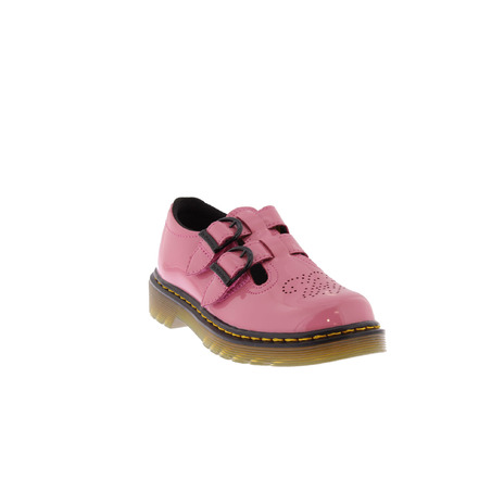 Dr Martens chaussures à velcro rose
