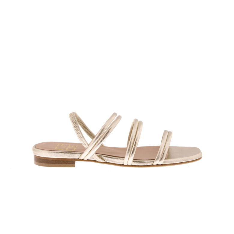 Malori&del Prete 94 sandalen goud 1