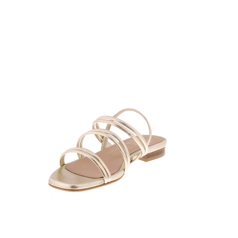 Malori&del Prete 94 sandalen goud 3