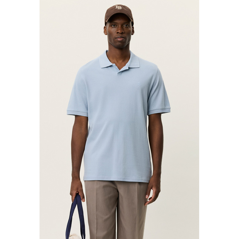 Les Deux polo blau 2