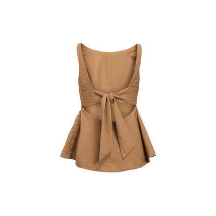 Object blouse camel