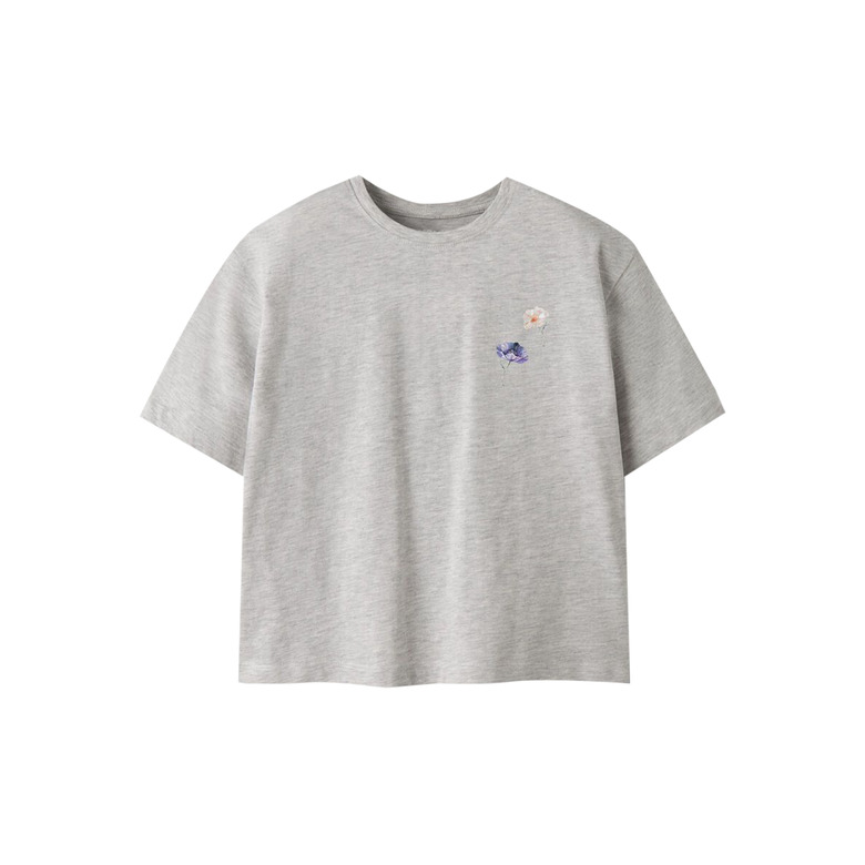 Name It Meisjes t-shirt grijs 1