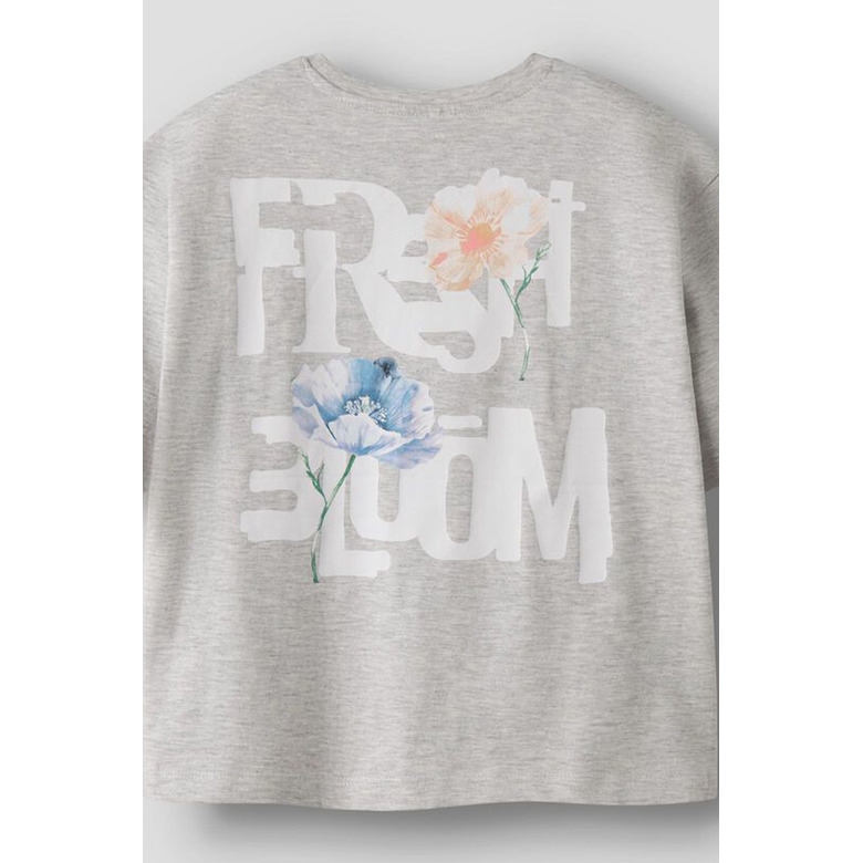 Name It Meisjes t-shirt grijs 3