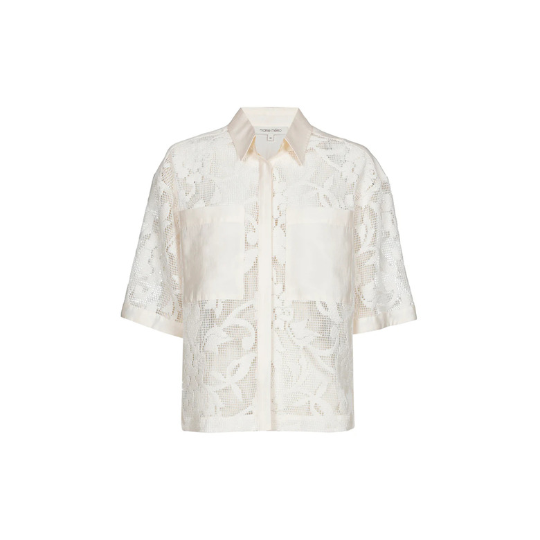 Marie Mero bluse ecru 1