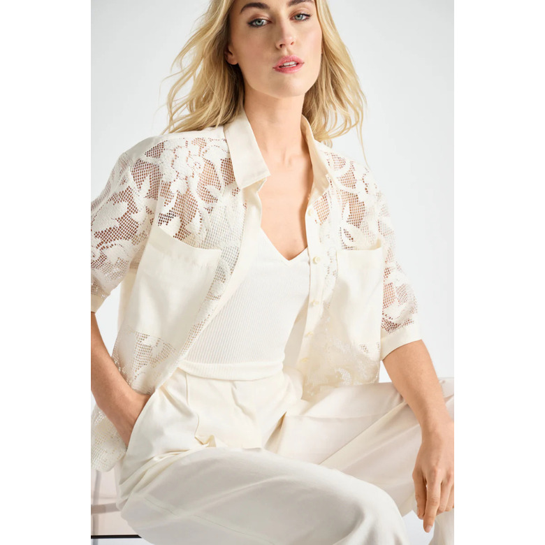 Marie Mero bluse ecru 2