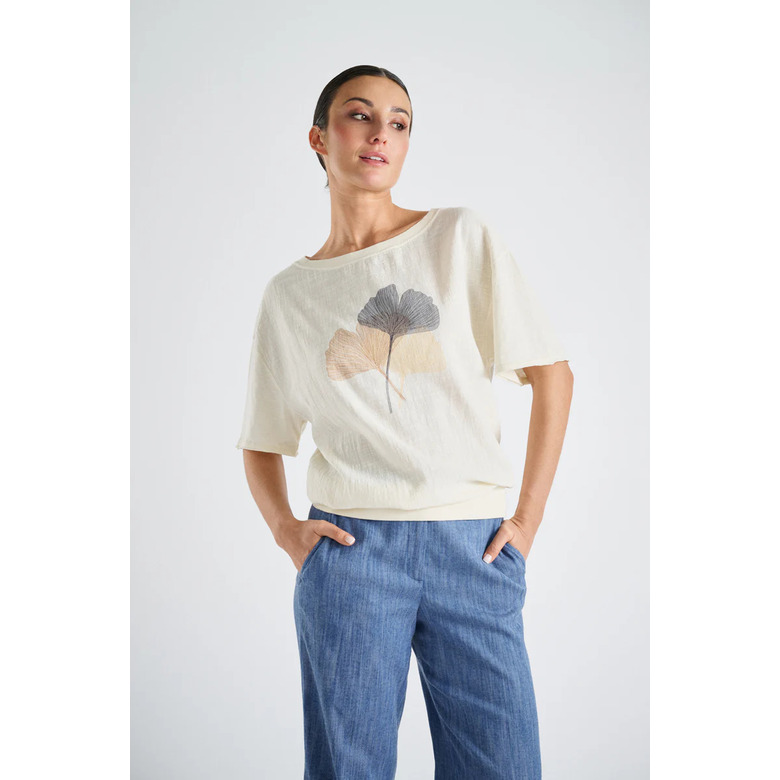 Marie Mero t-shirt ecru 2