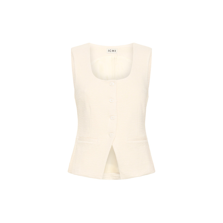 Ichi gilet ecru 1