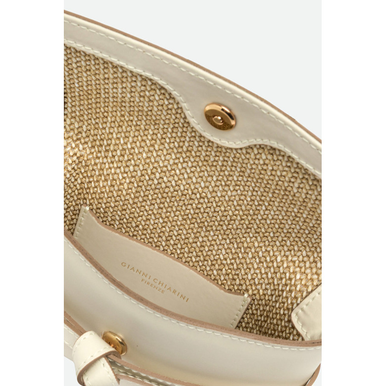 Gianni Chiarini sac bandoulière ecru 4