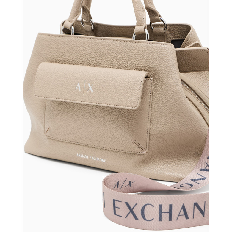 Armani Exchange sac à main beige 4