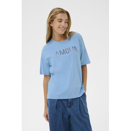 Kaffe t-shirt blau