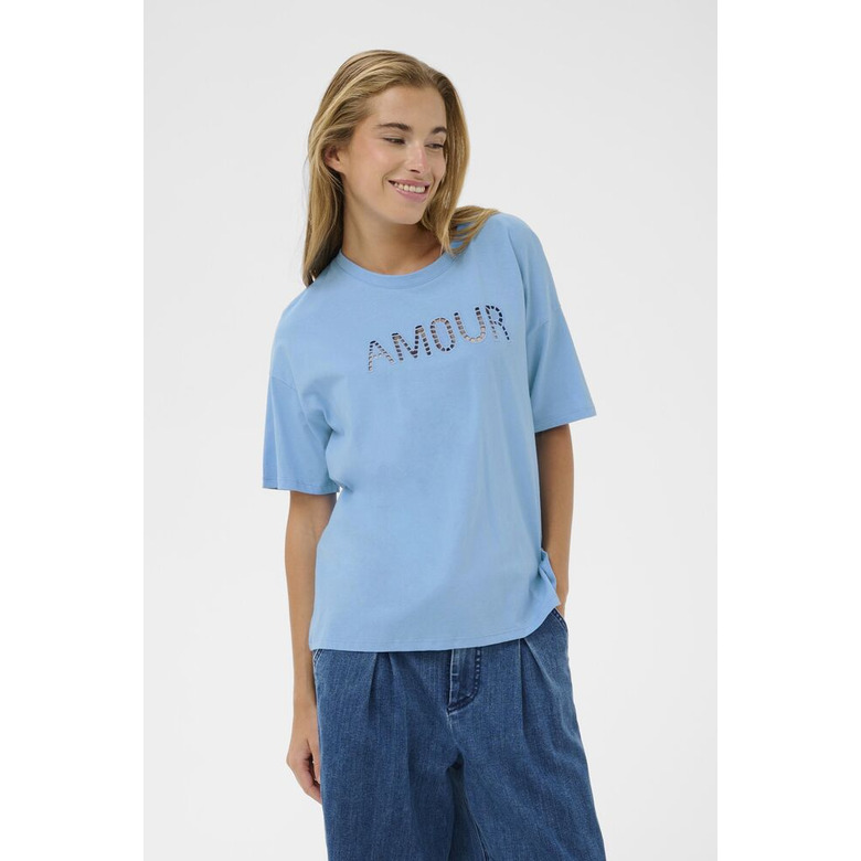 Kaffe t-shirt blauw 2