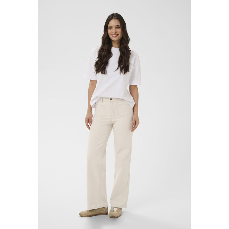 Kaffe jeans ecru 2