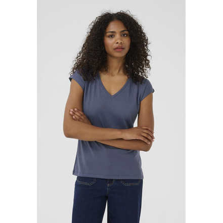 Kaffe t-shirt blau