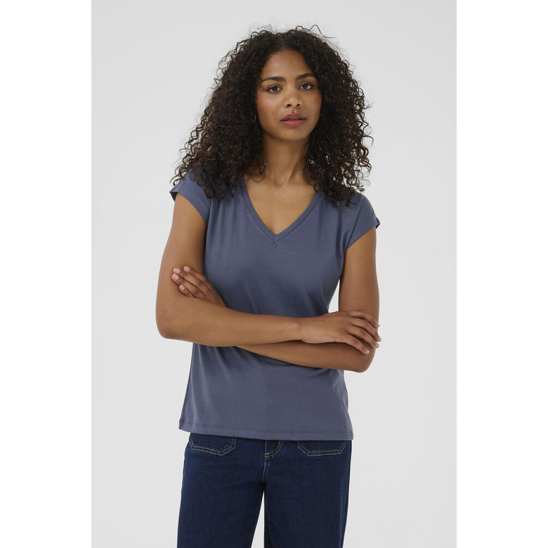 Kaffe t-shirt blauw 2