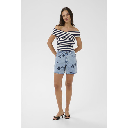 Kaffe short blau