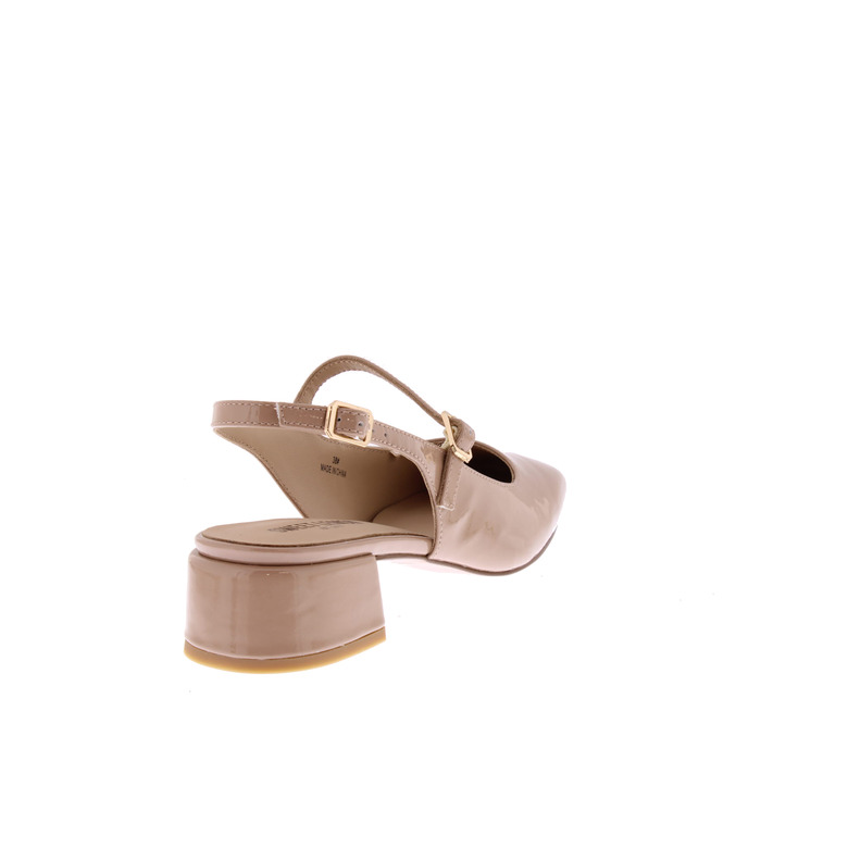 Sweet Lemon slingbacks nude 4